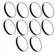 thumbnail image 1 of 10piezas 10X Maquillaje Espejo de Aumento Espejo con Dos Ventosas Maquillaje Herramientas Espejo Redondo Espejo Grande Diez Veces de Aumento Negro, 1 of 4