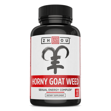 Zhou Nutrition Horny Goat Weed with Maca & Tribulus Capsules, 60