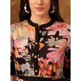 thumbnail image 6 of Steverzon Women's Floral Printed Belted Pleated Fit & Flare Dress, 6 of 6
