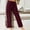 Red, variant on WQJNWEQ Leggings for Women Plus Size Pull on Denim Capris Casual Elastic Loose Straight Leg Trousers
