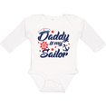 thumbnail image 3 of Inktastic My Daddy is My Sailor Boys or Girls Long Sleeve Baby Bodysuit, 3 of 5