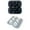 Black, variant on Snmubt Gray 6-Cavity Skull-Shaped Silicone Ice Mold, Whiskey Ice Box for Halloween, Memorial Day Home Bar Accessory