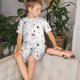thumbnail image 4 of Fotbe Cute Poodle Dog Pijama Estampada de 2 Piezas para Niños – Ropa de Dormir de Manga Corta Cómoda para Niños y Niñas, Camiseta y Shorts de Algodón-XX-Large, 4 of 6