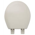 thumbnail image 2 of Oakbrook Collection Laurel Round Bone Wood Toilet Seat, 2 of 4