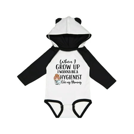 

Inktastic Future Dental Hygienist Like Mommy Gift Baby Girl Long Sleeve Bodysuit