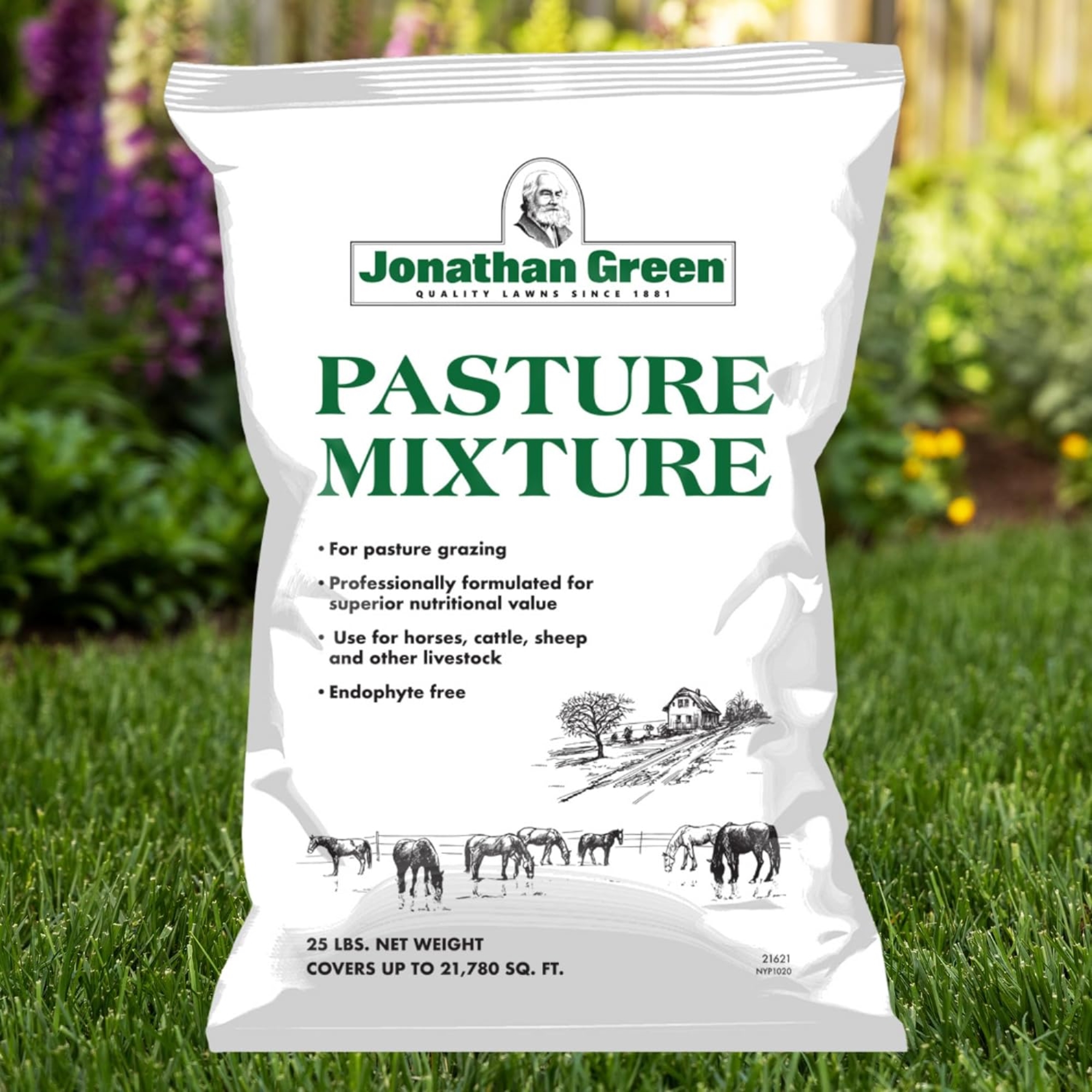 Jonathan Green Pasture Grass Mixture (Covers up to 21,780 sq ft) 25lb