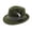 Army Green, variant on Voska Men's Classic Wool Felt Fedora Hat Feather European Oktoberfest Jazz Dress Hat Navy