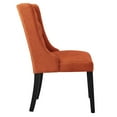 thumbnail image 4 of Modway Baronet Button Tufted Fabric Dining Chair in Orange, 4 of 8