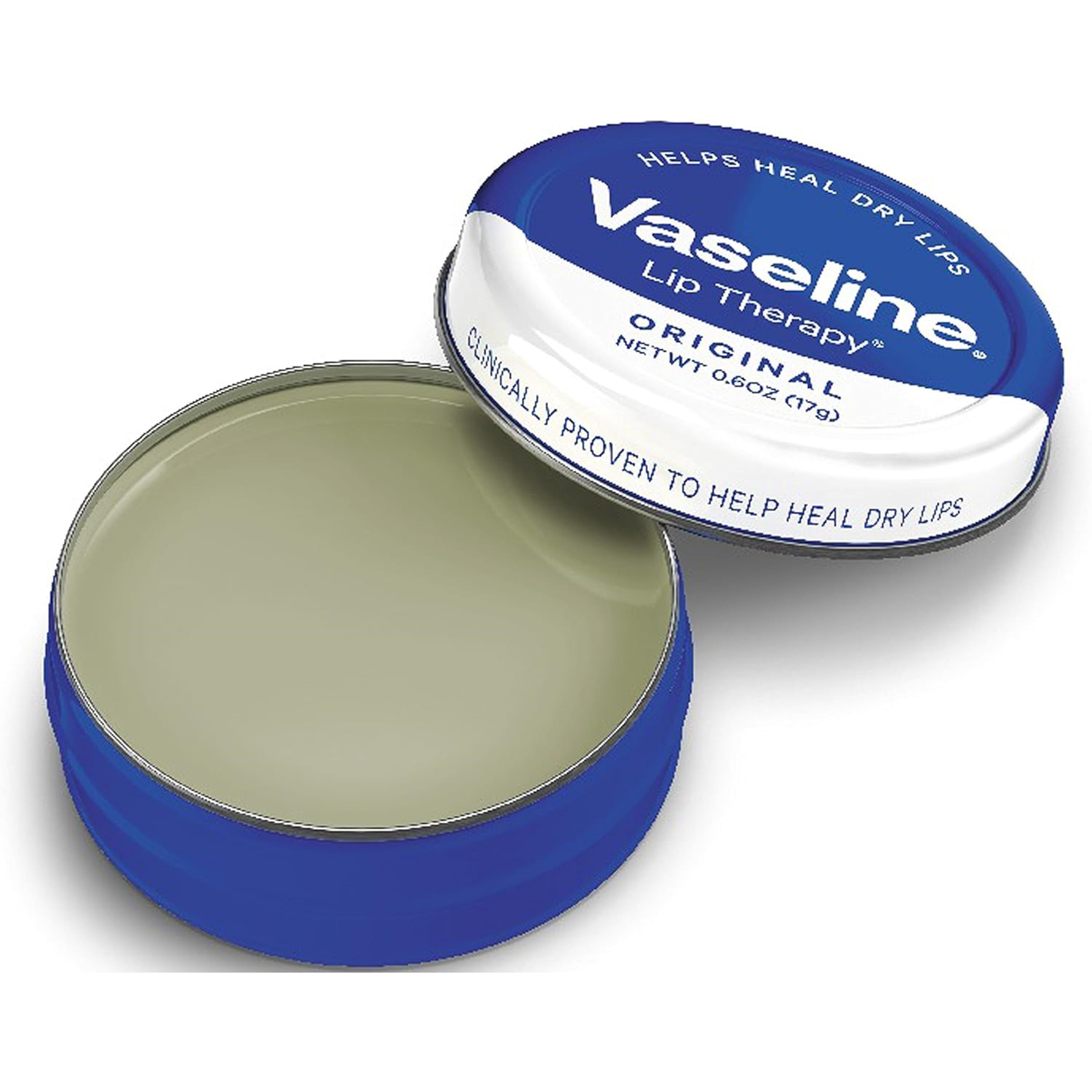 Vaseline Therapy Lip Balm Tin - Original - 0.6 Ounce (Pack of 4)