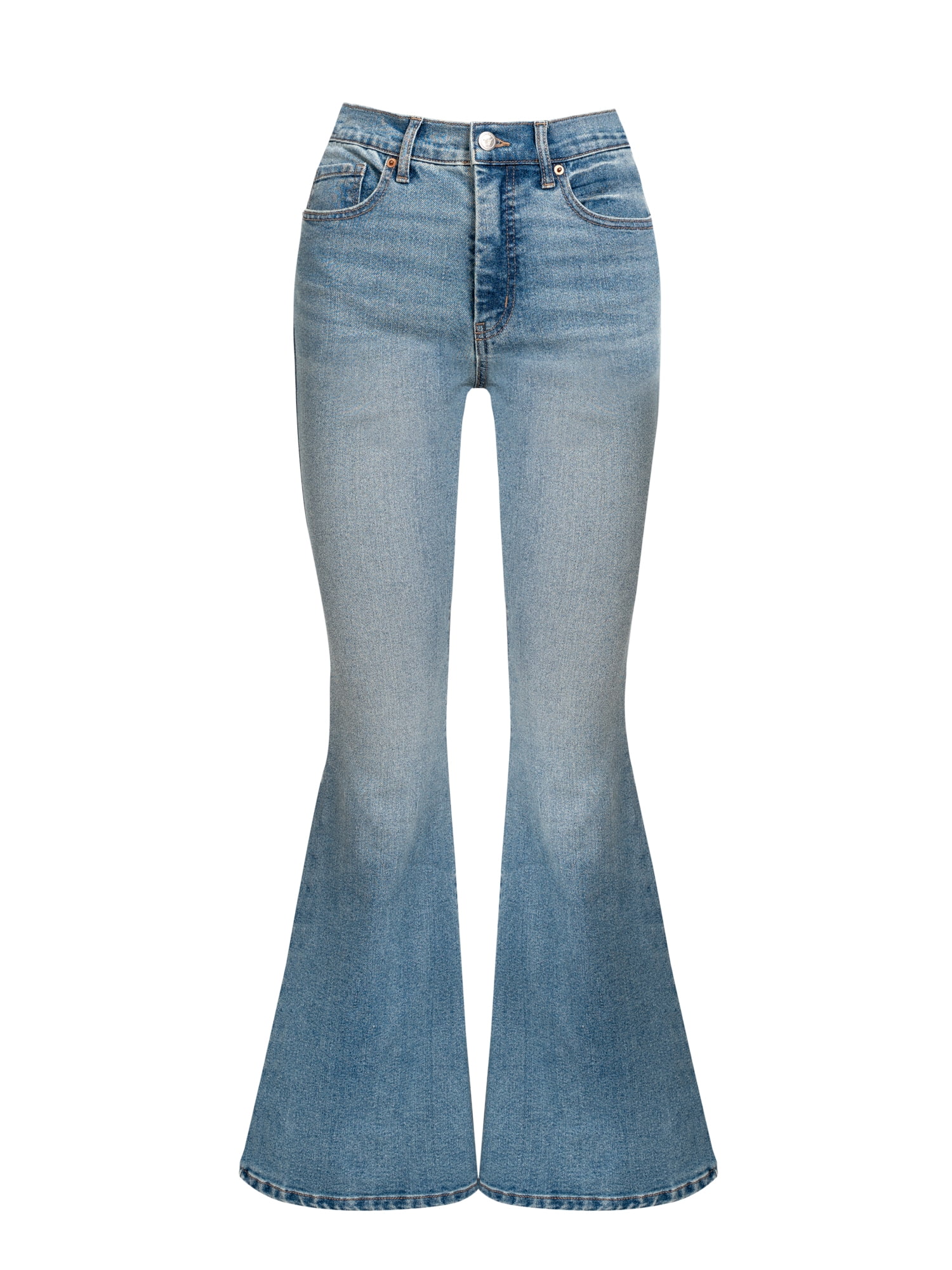 Jessica Simpson Women's and Women's Plus Daisy Fitted Flare Jeans, 30.5", 32.5", and 34.5" Inseams, Sizes 2-26W