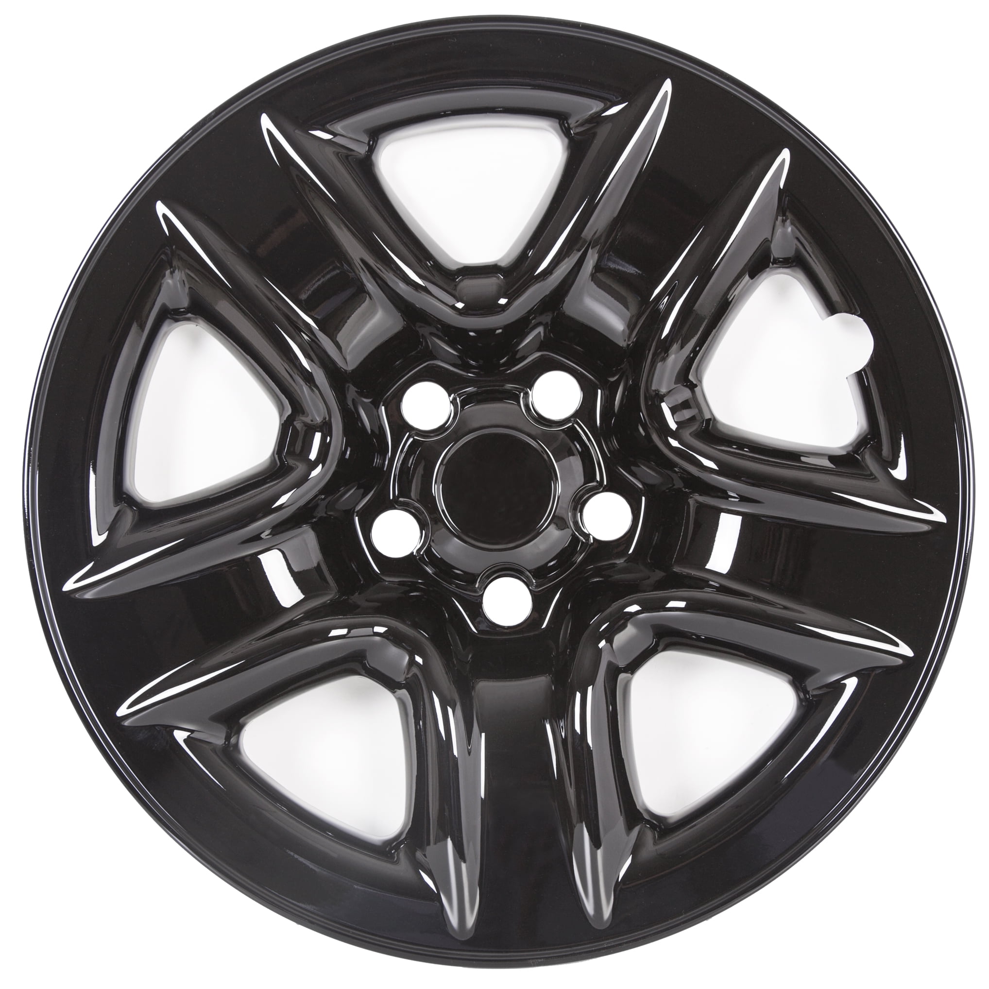 Kojem 4 Black Wheel Skins for Toyota RAV4 2006-2012 17" Hub Caps Full Rim Skin Covers