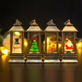 thumbnail image 1 of Fiudx Luces de Viento de Papá Noel, Decoración Navideña, Luces Led de Cristal, Ambiente Festivo Acogedor, Uso Multifuncional, Decoración para Sala de Estar y Dormitorio, Tamaño 13 X 5,5 X 5,5 Cm, 1 of 7