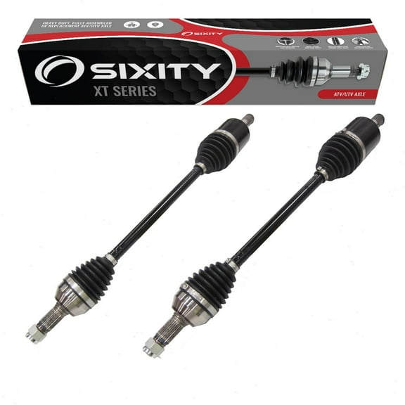 2 pc Sixity XT Rear Left Right Axles compatible with Honda SXS1000M3 Pioneer 1000 Deluxe EPS SXS1000M5 1000-5 2016-2020