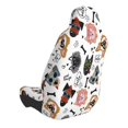 thumbnail image 2 of Wukai Hip Hop Dog Full Set Car Seat Covers with Soft Padding Universal Auto Front Seats Protector and Cushion Mat, 2 of 5