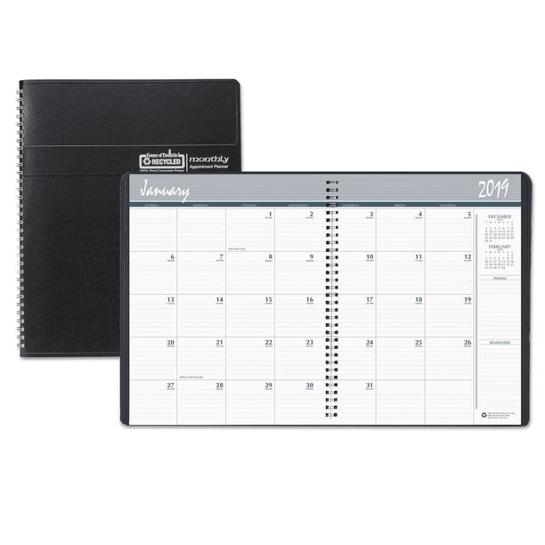House of Doolittle 100 Recycled Two Year Monthly Planner with Expense