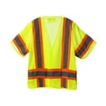 thumbnail image 3 of Cordova VB3201FR4XL Type R, Class III, Limited FR, 5-Point Breakaway Vest, Lime Mesh, Clear Radio Pocket/Badge Holder, Chest Pocket, Two Inside Lower Pockets, Two-Tone Reflective Tape, 4X-Large, 3 of 3
