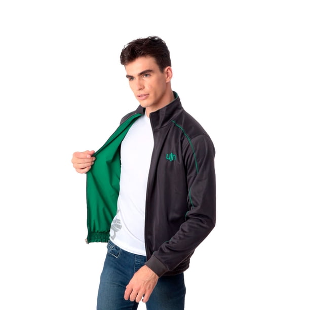Chamarra Deportiva Reversible Grande Para Hombre UIN Deportivo Gris