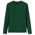 thumbnail image 4 of XIAOCHA Soft Casual Tops For Women Long Sleeve Crewneck Pullover Breathable Relaxed Office Home Daily Wear, 4 of 4