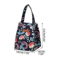 thumbnail image 3 of onlyliua Japanese-Style Insulated Bento Lunch Bag Portable Thermal Food Tote Lightweight Reusable School Office Picnic Cooler Compact Design Easy-Clean Thermal Carrier, 3 of 9