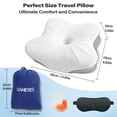 thumbnail image 2 of Almohada de Camping SAHEYER de Espuma Viscoelástica para Soporte de Cuello Gris, 2 of 9