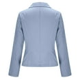 thumbnail image 5 of Rutainlusire Womens Trendy Lapel Comfy Buttoned Blazer Suit Jackets 2026 Womens Casual Blazer Long Sleeve Lapel Button Slim Work Office Blazer Jacket, 5 of 5