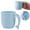 Light Blue, variant on 1Pc Clearance Under $3 Dolphin Mouthwash Cup Dolphin Rinse Cup For Kids Bathroom Rinse Cup, Plastic Dolphin Cup Blue