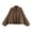 Brown, variant on Women's Casual Jackets Lightweight Utility Anorak Jacket for Women Spring Fall Long Sleeve Zip Up Drawstring Waist Outwear Coat
