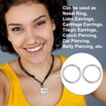thumbnail image 4 of 2pcs stainless steel nose ring, 4 of 7