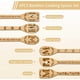 thumbnail image 2 of Juego de 6 utensilios de cocina de bambú con la letra M floral, cucharas de cocina de madera grabadas, espátula de bambú para cocina con estampado floral, cuchara de cocina de madera, 2 of 9