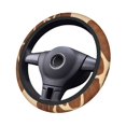 thumbnail image 3 of 38cm Car Steering Wheel Cover Abstract Animal Pattern Universal Cute Auto ration Colorful Automobile Accessory, 3 of 4