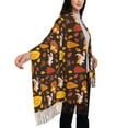 thumbnail image 4 of Haiem Autumn Forest Small Animals Lazy Pattern Women's Long Blanket Scarf Chunky Oversized Winter Fall Warm Scarf Big Tartan Scarves Wrap Shawl Ladies Gifts, 4 of 8