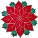 thumbnail image 2 of Manteles Individuales Bordados NavideñOs, Manteles Individuales con Apliques de Flor de Pascua, Manteles Individuales con Flores NavideñAs para DecoracióN de Mesa A, 2 of 5