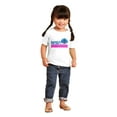 thumbnail image 4 of Vaporwave Aesthetic NASA Worm Logo Toddler Boy Girl T Shirt Infant Toddler Brisco Brands 4T, 4 of 6