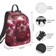 thumbnail image 2 of Disketp Surreal Pink Headphones Mochila Ligera e Impermeable, Mochila de Día Resistente para Viajes, Senderismo y Uso Diario para Hombre y Mujer, 2 of 7