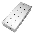 thumbnail image 5 of Caja de ahumador para asar a gas, caja de ahumador de astillas de madera, caja de ahumador de parrilla de sabor ahumado para carne de acero inoxidable, 5 of 5