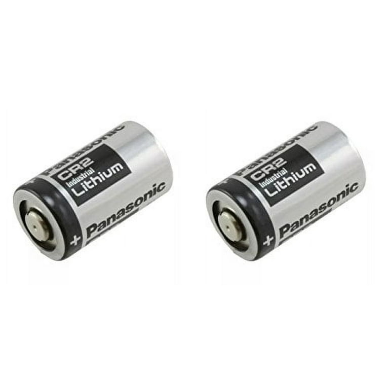 Panasonic CR2 3.0V Photo Lithium Battery, 2 Pack, High-Drain
