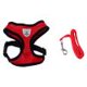 thumbnail image 1 of Ajustable Transpirable Perro Chaleco Arnés Correa Conjunto Correa Tracción (Rojo S) Likrtyny Para estrenar, 1 of 4