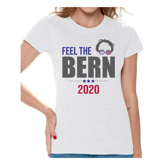 Awkward Styles Feel the Bern T-Shirt Bernie T Shirts for Women US Elections