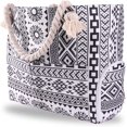thumbnail image 1 of LinenLoon Extra Large Beach Tote Bag,Newest Multiple Pockets Waterproof bolsa de playa, 1 of 5