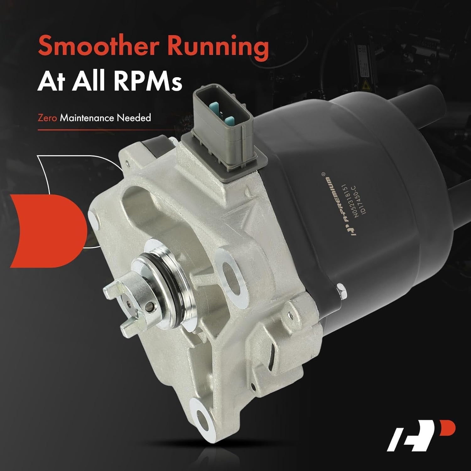 A-Premium Ignition Distributor with Cap and Rotor Compatible with Honda Accord 1999 2000 2001 2002 L4 2.3L