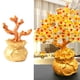 thumbnail image 4 of Estatua de bricolaje con base de árbol del dinero, bonsái de buena suerte, árbol de la suerte, árbol de la riqueza y la fortuna. Bolsa de la suerte de 15 hoyos, 4 of 9