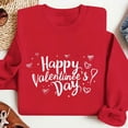thumbnail image 4 of Valentine'S Sweatshirt For Women Cute Love Heart Shirts Casual Long Sleeve Valentine Sweat Shirts Fashion Tops, 4 of 6