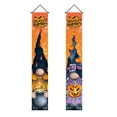 thumbnail image 1 of A Halloween Couplet Door Decoration For Party Enthusiasm Polyester Material Wrinkle Proof And Waterproof With Pre Installed Holes For Simple Setup, 1 of 6