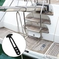 thumbnail image 5 of -1 Ensemble Sangle Télescopique pour Échelle de Bateau, Bande de Verrouillage en Caoutchouc de Qualité Marine avec 3 Trous de Montage Réglables pour Échelle à 2 Ou 3 Marches (6 Pouces), 5 of 5
