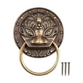 thumbnail image 1 of Desarrollo de bronce antiguo de la cabeza del león, el sólido, la manija de latón, la casa de latón para la decoración del 3 pulgadas, 1 of 8