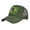 Army Green, variant on Unisex National Baseball Cap For Outdoor Sun And Group Activities Visor Breathable Mesh Design Red One Size