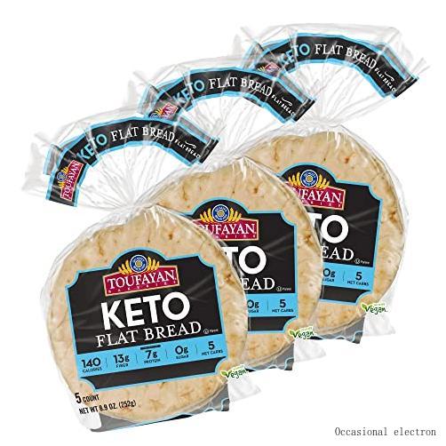 , KETO Flat Bread High Fiber And Protein Low Carb No Sugar (3