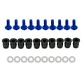 thumbnail image 2 of Motorcycle Wind Screen Shield Alu M5x16mm Screw Bolt Washers kit Blue 10 Pack, 2 of 7