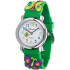 Girls' Silicone Butterfly Watch