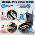 thumbnail image 3 of Caja de seguridad para llaves Lion Locks, paquete de 12, código alfabético, uso exterior, 3 of 7
